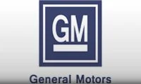 Logotipo de General Motors en fondo azul