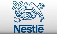 Logo de Nestlé con un ave en un entorno natural